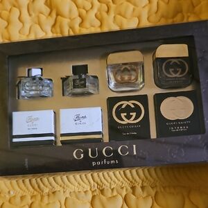 Gucci Flora And Guilty Fragrance Set - 4 Perfumes And Boxes